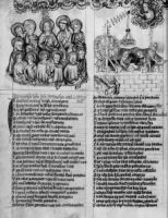 Construction de Saint-Denis, Paris, BNF, Departement des manuscrits Latin 5286, folio 144